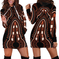 African Dashiki Pattern Vintage Hoodie Dress - Wonder Print Shop