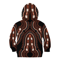 African Dashiki Pattern Vintage Kid Hoodie - Wonder Print Shop