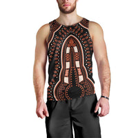 African Dashiki Pattern Vintage Men Tank Top - Wonder Print Shop