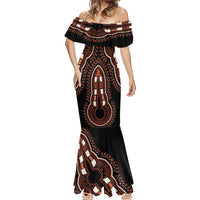 African Dashiki Pattern Vintage Mermaid Dress - Wonder Print Shop