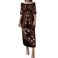 African Dashiki Pattern Vintage Puletasi - Wonder Print Shop