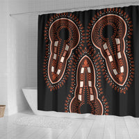 African Dashiki Pattern Vintage Shower Curtain