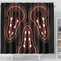 African Dashiki Pattern Vintage Shower Curtain