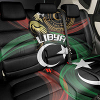 Libya Back Car Seat Cover White Star And Crescent - Wonder Print Shop