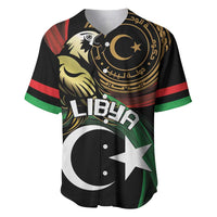 Personalized Libya Baseball Jersey White Star And Crescent - Wonder Print Shop