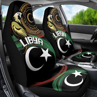Libya Car Seat Cover White Star And Crescent - Wonder Print Shop