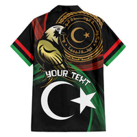 Personalized Libya Family Matching Long Sleeve Bodycon Dress and Hawaiian Shirt White Star And Crescent - Wonder Print Shop