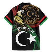 Personalized Libya Family Matching Mermaid Dress and Hawaiian Shirt White Star And Crescent - Wonder Print Shop