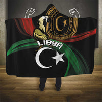 Libya Hooded Blanket White Star And Crescent