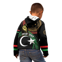Personalized Libya Kid Hoodie White Star And Crescent - Wonder Print Shop