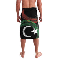 Personalized Libya Lavalava White Star And Crescent - Wonder Print Shop
