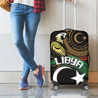 Libya Luggage Cover White Star And Crescent - Wonder Print Shop