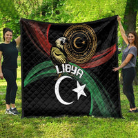 Libya Quilt White Star And Crescent - Wonder Print Shop