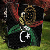 Libya Quilt White Star And Crescent - Wonder Print Shop