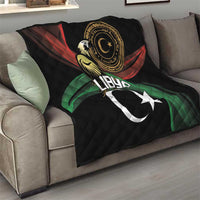 Libya Quilt White Star And Crescent - Wonder Print Shop