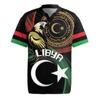 Personalized Libya Rugby Jersey White Star And Crescent - Wonder Print Shop