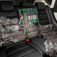 Free Palestine Back Car Seat Cover Eagle of Saladin - Wonder Print Shop