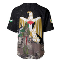 Free Palestine Baseball Jersey Eagle of Saladin - Wonder Print Shop