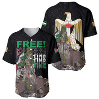 Free Palestine Baseball Jersey Eagle of Saladin - Wonder Print Shop