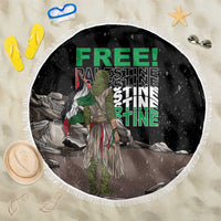 Free Palestine Beach Blanket Eagle of Saladin - Wonder Print Shop