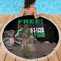 Free Palestine Beach Blanket Eagle of Saladin - Wonder Print Shop