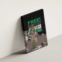 Free Palestine Canvas Wall Art Eagle of Saladin - Wonder Print Shop