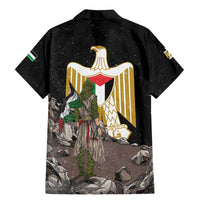 Free Palestine Family Matching Mermaid Dress and Hawaiian Shirt Eagle of Saladin - Wonder Print Shop