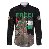 Free Palestine Family Matching Puletasi and Hawaiian Shirt Eagle of Saladin - Wonder Print Shop