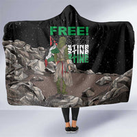 Free Palestine Hooded Blanket Eagle of Saladin