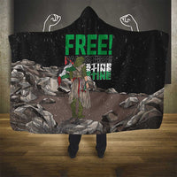 Free Palestine Hooded Blanket Eagle of Saladin