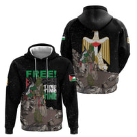 Free Palestine Hoodie Eagle of Saladin - Wonder Print Shop