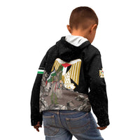 Free Palestine Kid Hoodie Eagle of Saladin - Wonder Print Shop