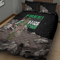 Free Palestine Quilt Bed Set Eagle of Saladin - Wonder Print Shop