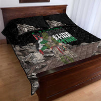 Free Palestine Quilt Bed Set Eagle of Saladin - Wonder Print Shop