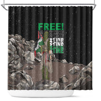 Free Palestine Shower Curtain Eagle of Saladin
