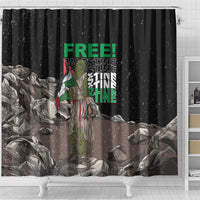Free Palestine Shower Curtain Eagle of Saladin
