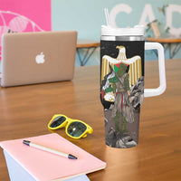 Free Palestine Tumbler With Handle Eagle of Saladin - Wonder Print Shop