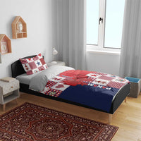 Panama Christmas Feliz Navidad Bedding Set Coquette Bow Style - Wonder Print Shop