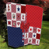 Panama Christmas Feliz Navidad Quilt Coquette Bow Style - Wonder Print Shop