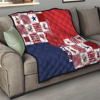 Panama Christmas Feliz Navidad Quilt Coquette Bow Style - Wonder Print Shop