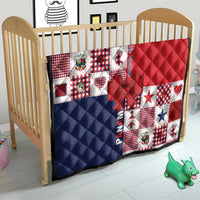 Panama Christmas Feliz Navidad Quilt Coquette Bow Style - Wonder Print Shop