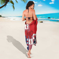 Panama Christmas Feliz Navidad Sarong Coquette Bow Style - Wonder Print Shop