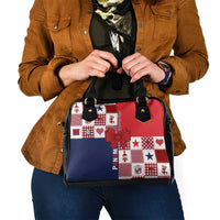 Panama Christmas Feliz Navidad Shoulder Handbag Coquette Bow Style