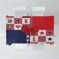 Panama Christmas Feliz Navidad Tablecloth Coquette Bow Style - Wonder Print Shop