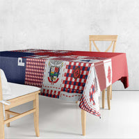 Panama Christmas Feliz Navidad Tablecloth Coquette Bow Style - Wonder Print Shop
