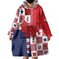 Panama Christmas Feliz Navidad Wearable Blanket Hoodie Coquette Bow Style - Wonder Print Shop