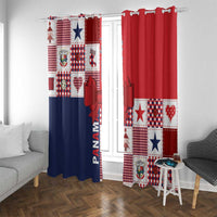 Panama Christmas Feliz Navidad Window Curtain Coquette Bow Style - Wonder Print Shop
