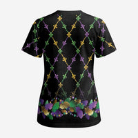Mardi Gras King Scrub Top Let the Good Times Roll - Wonder Print Shop