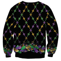Mardi Gras King Sweatshirt Let the Good Times Roll - Wonder Print Shop