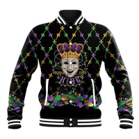 Mardi Gras Queen Baseball Jacket Let the Good Times Roll - Wonder Print Shop